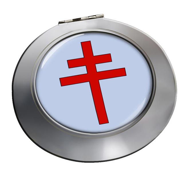 Patriarchal Cross Chrome Mirror